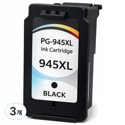 PG-945XL 대용량 호환잉크 MG2490 MG3090 TS3490, 검정, 3개