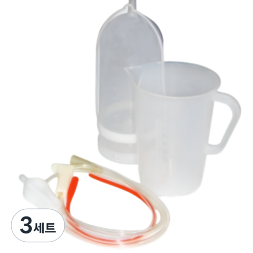 커피관장기 대용량 세트 셀프케어 디톡스 변비 완화 용품, 3세트, OK-4B3