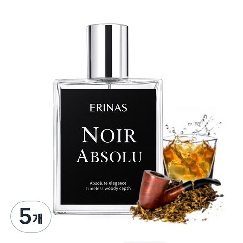 [남자 향수 1위] perfume for men 여자가좋아하는남자향수 우디 향 니치 향수 리치앤위스키 호르몬 향수 고급 니치 향 알파 남자 무드 알파 메일 향수 강한 머스크 향, 5개, 50ml