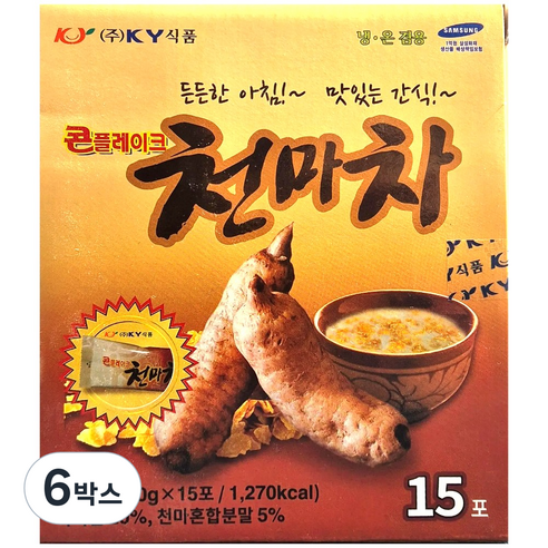 성환배꽃마을 콘플레이크 천마차, 20g, 15개입, 6박스