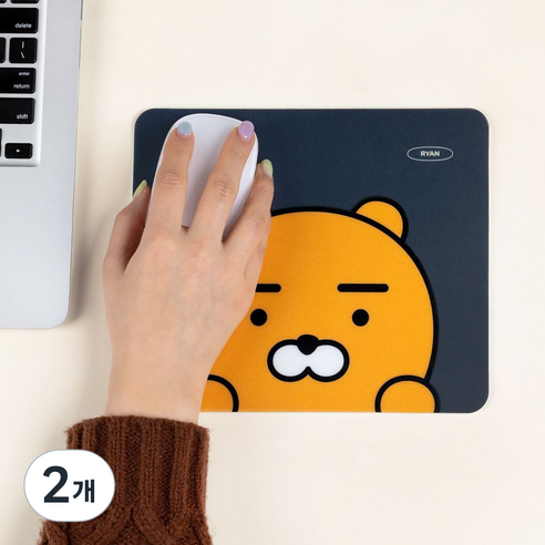 카카오프렌즈 마우스 패드, 라이언, 2개
