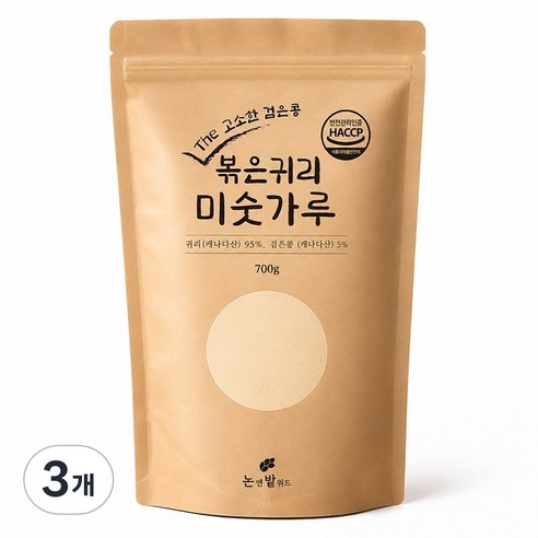 논앤밭위드 볶은귀리 95% 프리미엄 검은콩 미숫가루 700g, 3개 솔직 후기 | 실사용자 리뷰 분석 썸네일
