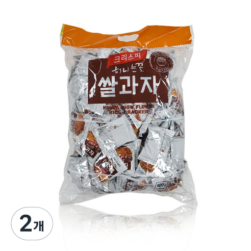 크리스피 허니 눈꽃 쌀과자, 920g, 2개 920g × 2개, 개당 중량 × 수량 섬네일