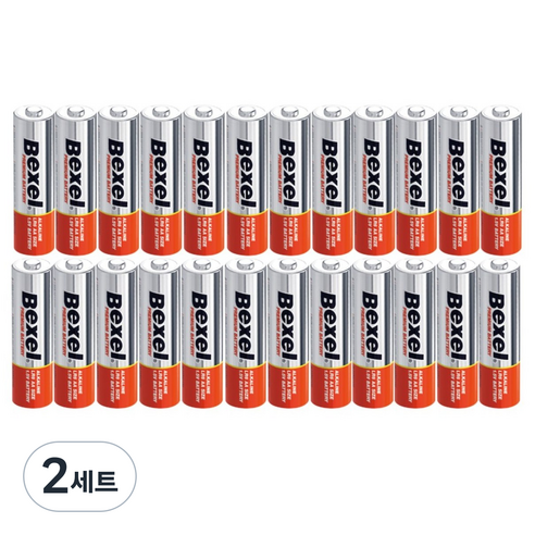 벡셀 알카라인 건전지 AA 24알, 2세트, 24개입