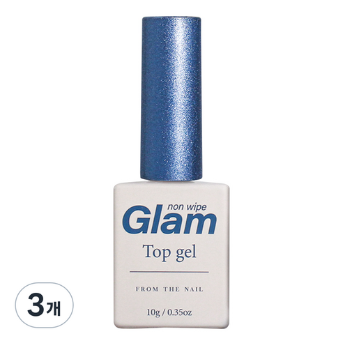 프롬더네일 GLAM TOP 젤네일, 3개, 10g