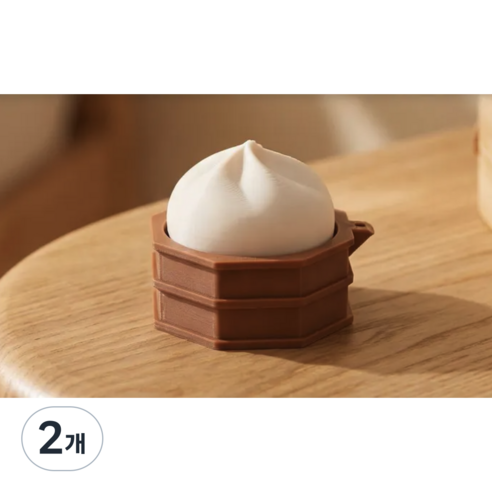 귀여운 만두 클리커 3D프린팅 소품 기계식 스위치 딸깍이 키링 선물용 무한 클릭 스트레스 해소 클릭커, 2개, 스모키 핑크축