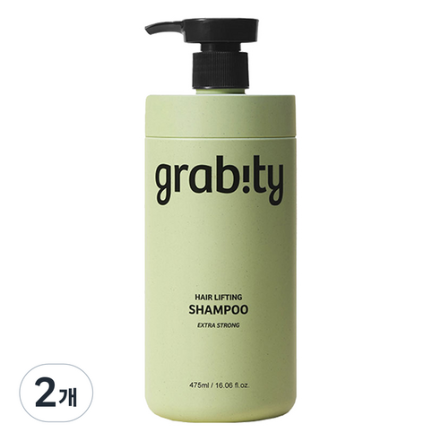 그래비티 기능성 탈모샴푸 두피클리닉 헤어리프팅 엑스 트라 스트 롱 스트롱 카이스트, 2개, 475ml