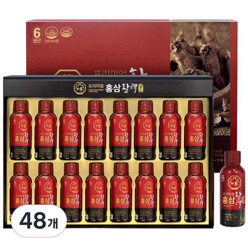 휴럼 프리미엄홍삼활력골드, 48개, 1280ml