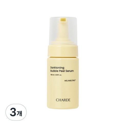 샤르드 다크토닝 버블 필 세럼, 3개, 100ml