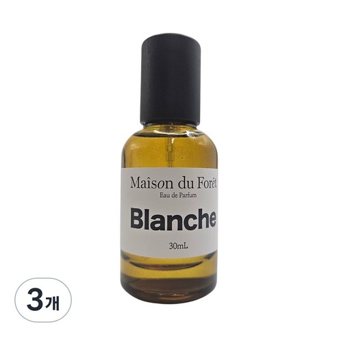 메종듀포레 블랑쉬 니치향수 오 드 퍼퓸, 3개, 30ml