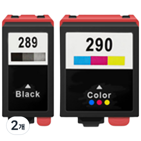 잉크아울렛 엡손 호환잉크 T289 T290 호환잉크세트 Workforce 100 WF100 T2891 T2900 T2950 2950 T289170 T290070 T295000, WF100기종 (T289+T290) 세트, 2개