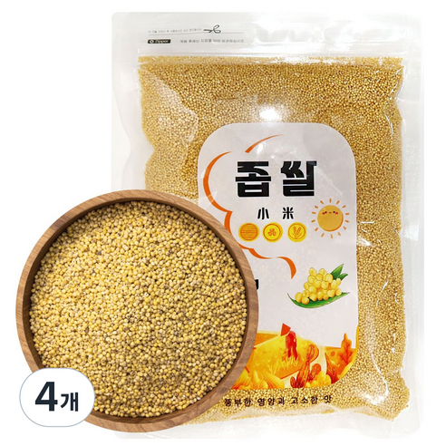 (배터짐) 최상급 품질 연변 좁쌀 쑈미 (일요일&당일발송), 4개, 500g