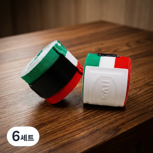HVSTY 복싱 스타일 핸드랩 권투 훈련 밴디지 붕대 패션 허비스티, 6세트, 멕시칸