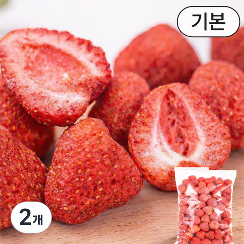 조선팔도 동결건조과일 딸기, 2개