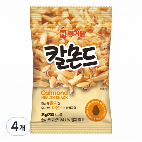 머거본 칼몬드, 35g, 4개