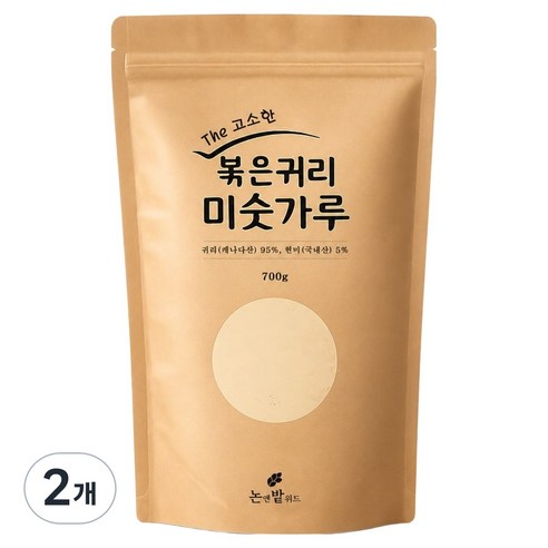 논앤밭위드 볶은귀리 95% 프리미엄 현미 미숫가루 700g, 2개 솔직 후기 | 실사용자 리뷰 분석 썸네일