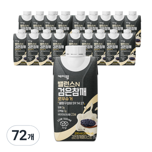 케어웰 검은참깨 200ml, 72개 솔직 후기 | 실사용자 리뷰 분석 썸네일