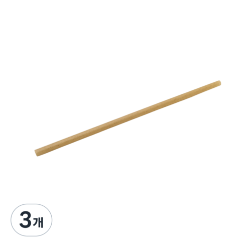 XX 개별포장 아닙니다 XX 클로에코 6mm 21cm 옥수수 PLA 빨대 벌크포장 사탕수수 빨대 벌크 (개별포장X), 3개, 100개