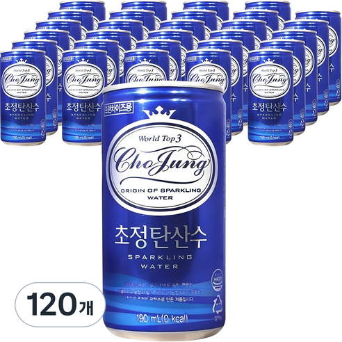 초정탄산수, 190ml, 120개