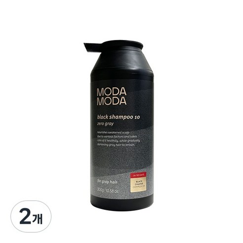 모다모다 시즌3 블랙 흰머리 염색, 2개, 300g