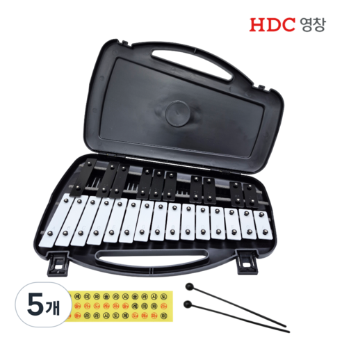 영창 실로폰 YX-25 음악수업용 블랙한정판, 5개, 블랙, 25판