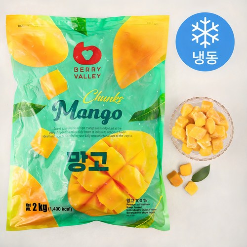 베리밸리 망고 (냉동), 2kg, 1개 골드박스 특가