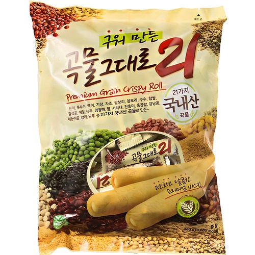 곡물그대로21 크리스피롤, 650g, 1개 골드박스 특가