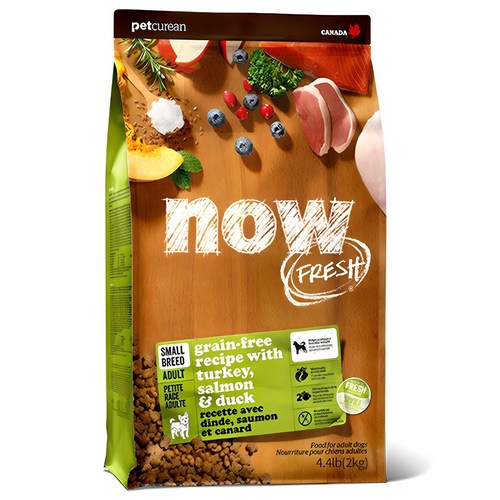 now 어덜트 강아지 그레인프리 스몰브리드 건식사료, 칠면조, 2kg, 1개 골드박스 특가