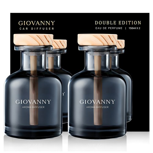 GIOVANNY 차량용 방향제 150ml, 블랙체리, 2개 골드박스 특가