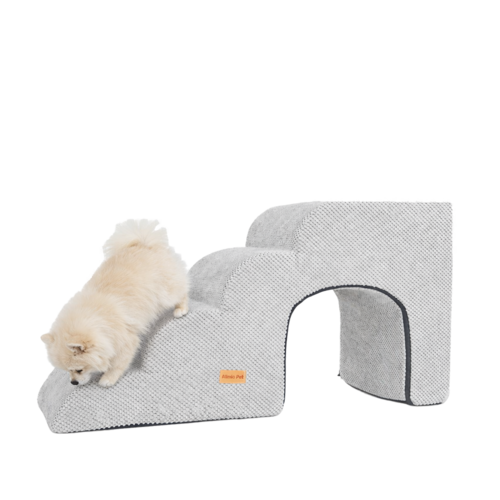 올미오펫 동굴형 논슬립 강아지 계단 하우스 3단