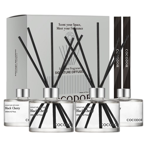 코코도르 시그니처 디퓨저, 블랙체리, 200ml, 4개 골드박스 특가