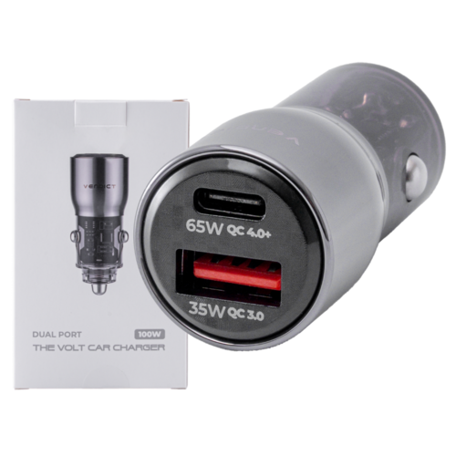 벤딕트 100W QC4.0+PD3.0 동시 초고속 차량용 시거잭 충전기, 더볼트, 혼합색상 골드박스 특가