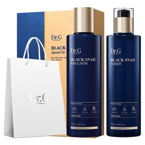 닥터지 블랙 스네일 토너 150ml + 에멀전 150ml 스페셜 2종 세트, 1세트 골드박스 특가