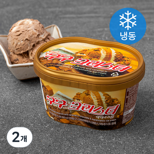 구구 크러스터 아이스크림 (냉동), 660ml, 1개입, 2개 골드박스 특가