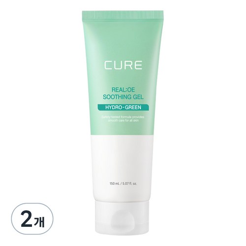 김정문알로에 라센스 로에 큐어 리알로에 수딩젤, 150ml, 2개 골드박스 특가