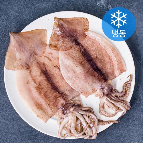 김씨밥 깔끔하게 손질한 오징어 (냉동), 300g(2~3미), 1개 골드박스 특가
