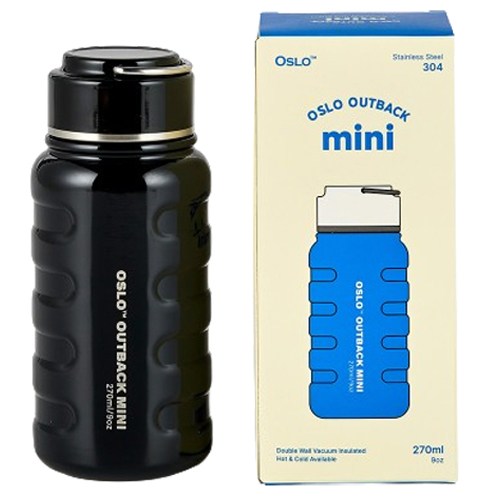 초경량 아웃백 미니 스텐 텀블러, 블랙, 270ml, 1개 골드박스 특가