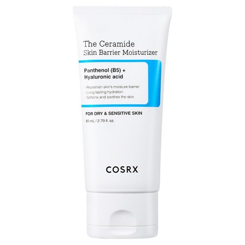 COSRX 코스알엑스 더 세라마이드 스킨 베리어 모이스처라이저 크림, 80ml, 1개 골드박스 특가