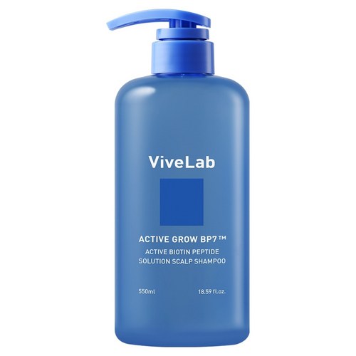 바이브랩 액티브 비오틴펩타이드 솔루션 스칼프 샴푸, 550ml, 1개 골드박스 특가
