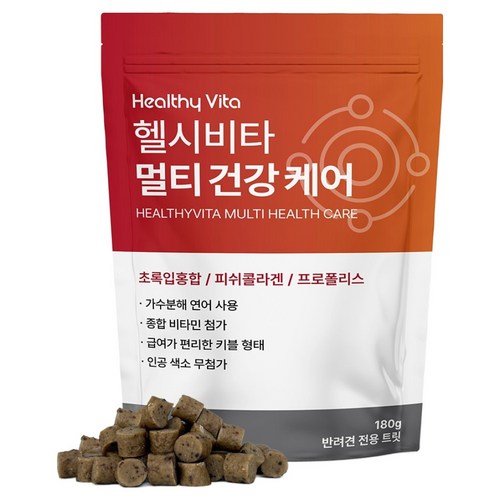 상품정보링크 생성헬시비타 강아지 멀티 건강 케어 영양제, 1개, 180정20%
