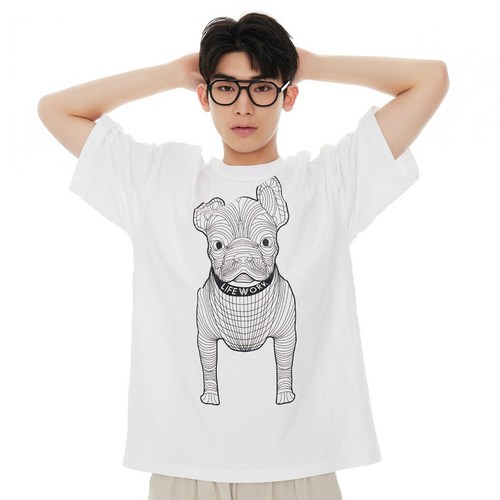 라이프워크 남녀공용 BIG LADOK LOGO 티셔츠 LW245TS990 골드박스 특가