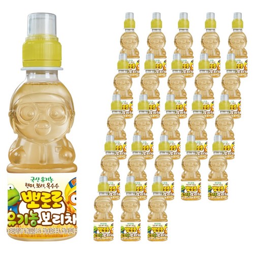 팔도 뽀로로 유기농 보리차, 220ml, 24개 골드박스 특가
