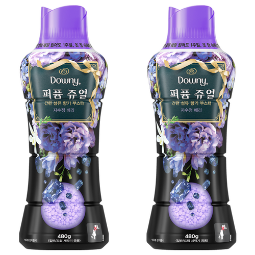 다우니 퍼퓸 쥬얼 자수정 베리 향기부스터, 480g, 2개 골드박스 특가