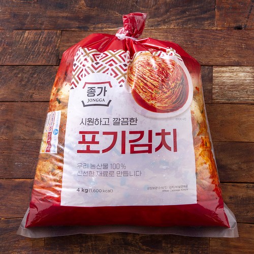 종가 포기김치, 4kg, 1개 골드박스 특가