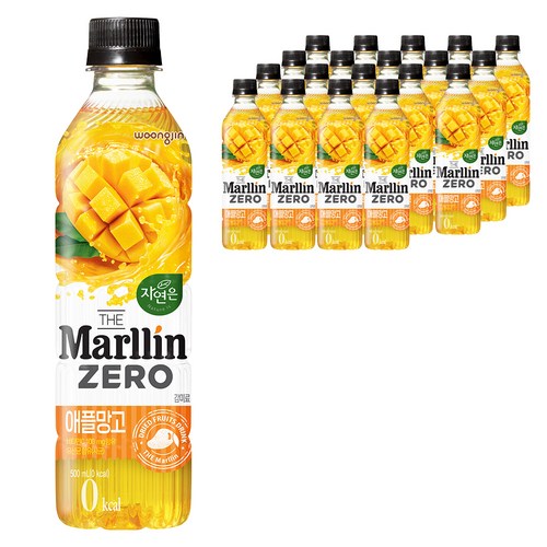 자연은 더말린 제로 애플망고, 500ml, 20개 골드박스 특가