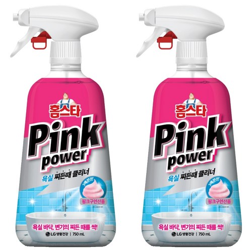 홈스타 핑크파워 욕실 찌든때 클리너, 750ml, 2개 골드박스 특가