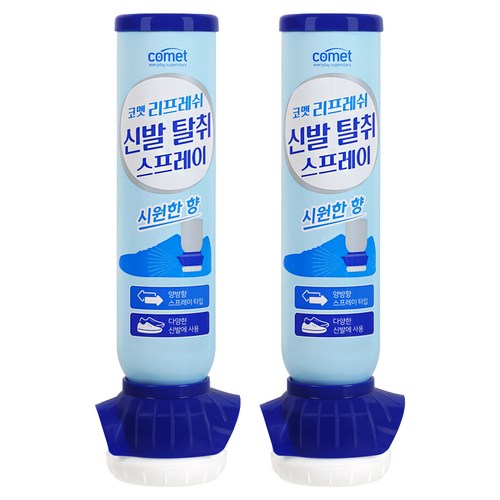 코멧 리프레쉬 신발 탈취 스프레이, 100ml, 2개 골드박스 특가