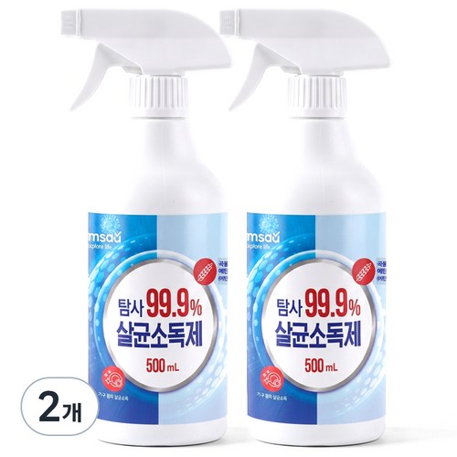 탐사 곡물발효에탄올 함유 살균 소독제, 2개, 500ml 골드박스 특가