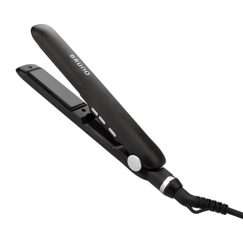세라믹 코팅 온도조절 헤어 스트레이트너 고데기, 블랙, BHS-2207BL 골드박스 특가