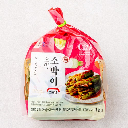 특오이소박이, 1kg, 1개 골드박스 특가